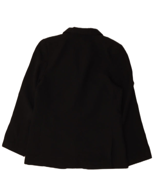 Jaqueta blazer de 2 botões Marks & Spencer Boys 12-13 anos preto poliéster