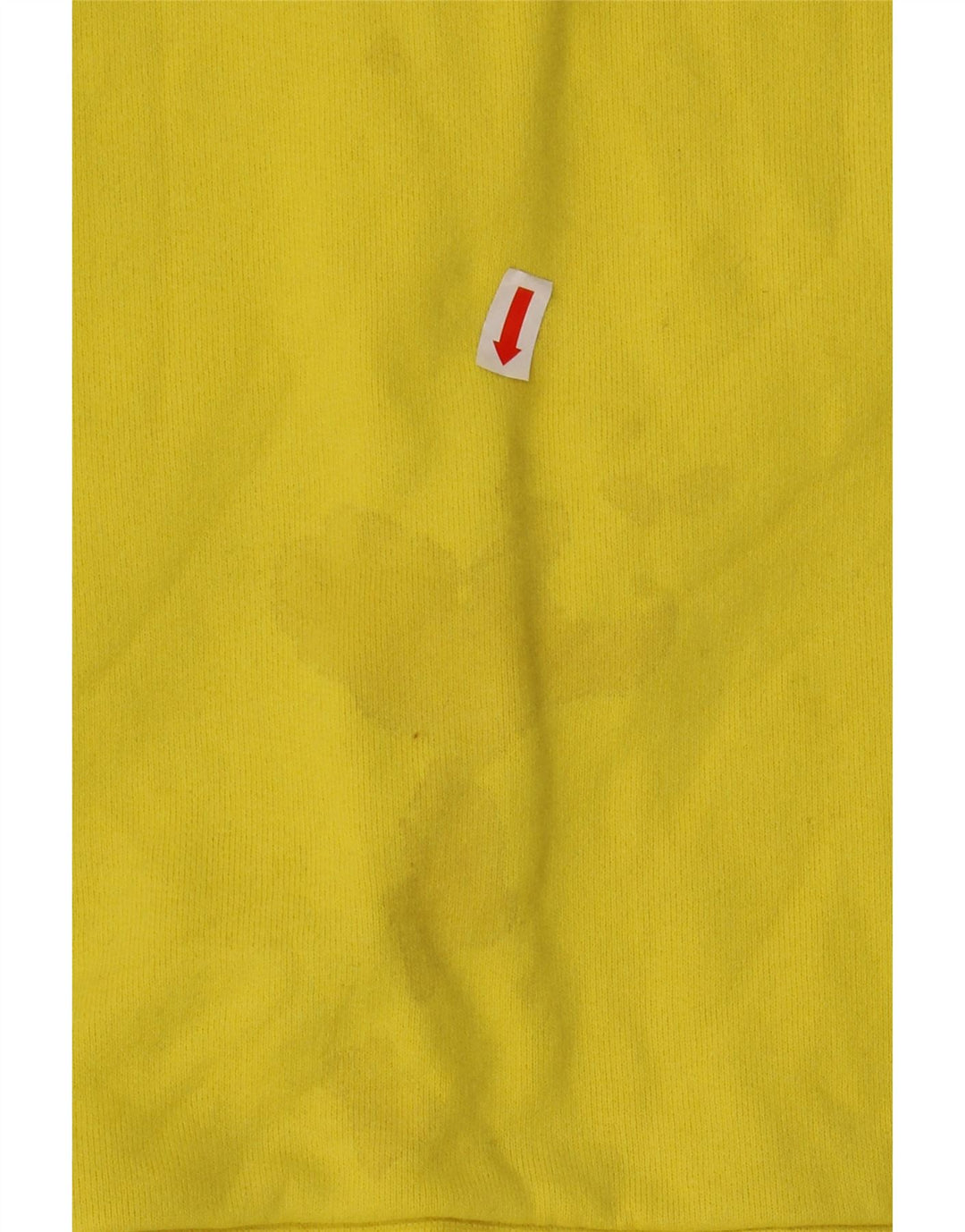 KARL LAGERFELD moletom feminino jumper UK 16 grande algodão amarelo