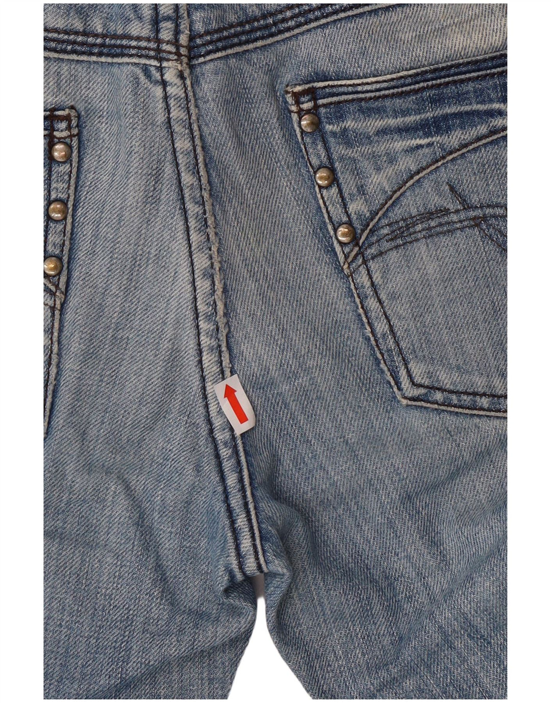 DIESEL feminino Kycut Slim Jeans W26 L29 algodão azul