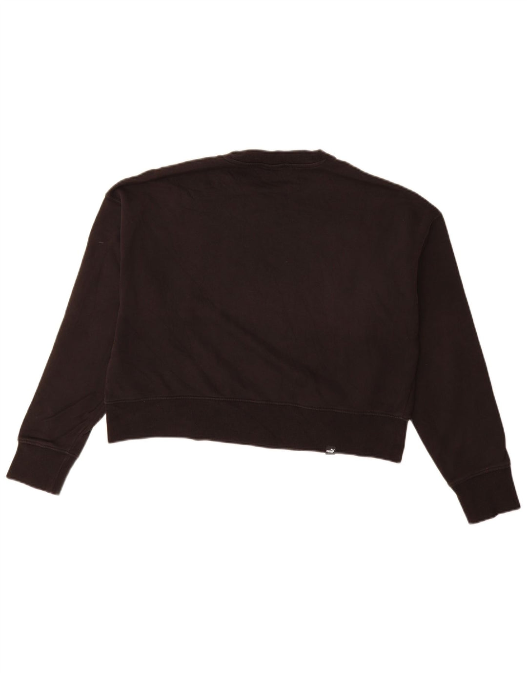 Puma moletom feminino oversized jumper UK 14 médio algodão preto