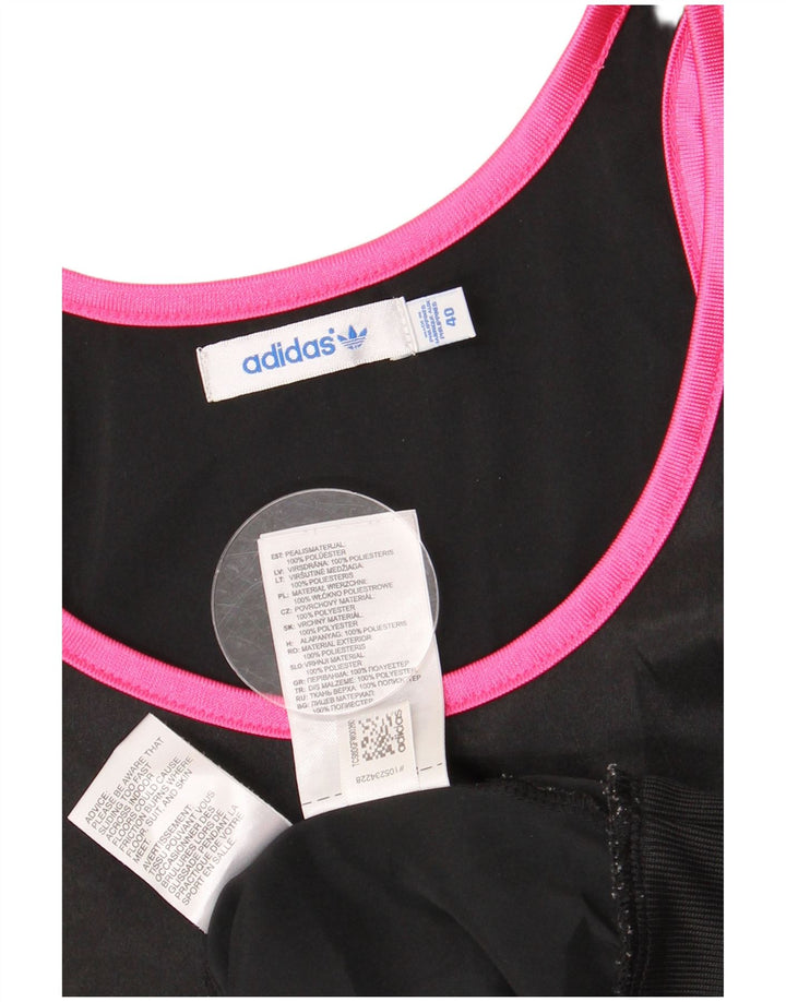 Adidas Womens Graphic Vest Top EU 40 Médio Preto Poliéster