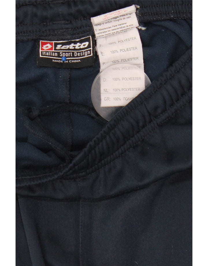 Calça de treino masculina Lotto grande poliéster azul marinho