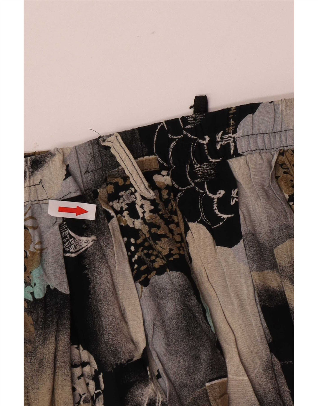 Betty Barclay Saia feminina com padrão abstrato alargado Reino Unido 12 Médio W28 Multico