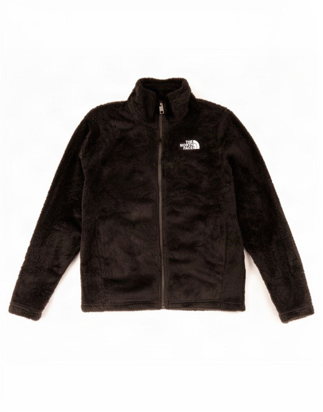 Jaqueta de lã The North Face para meninas 9-10 anos médio preto poliéster