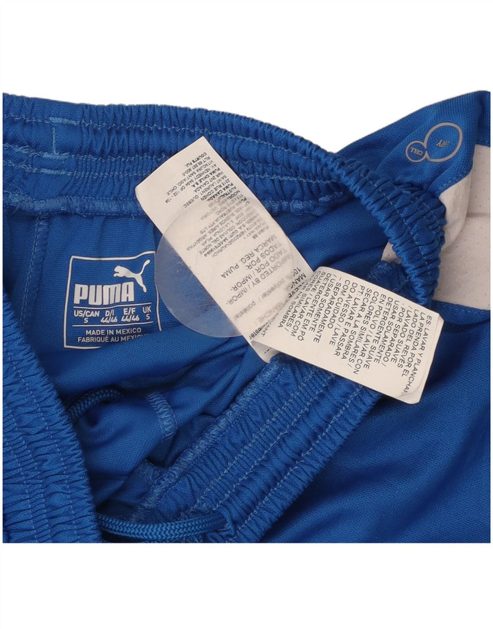 PUMA Mens Sport Shorts Pequeno Azul Colourblock Poliéster