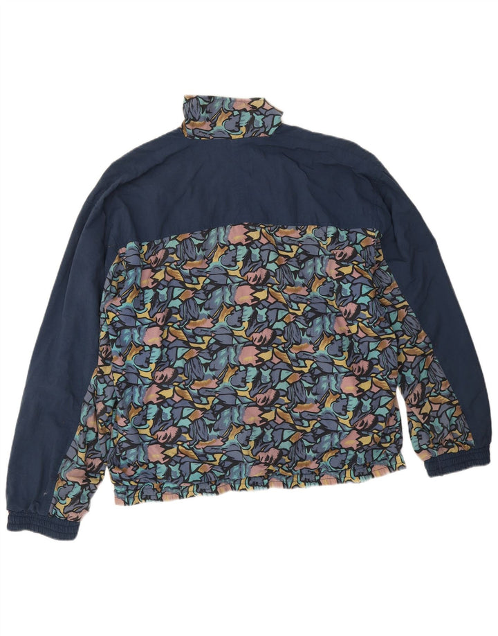 Orso Poeta Jaqueta masculina de agasalho médio azul marinho