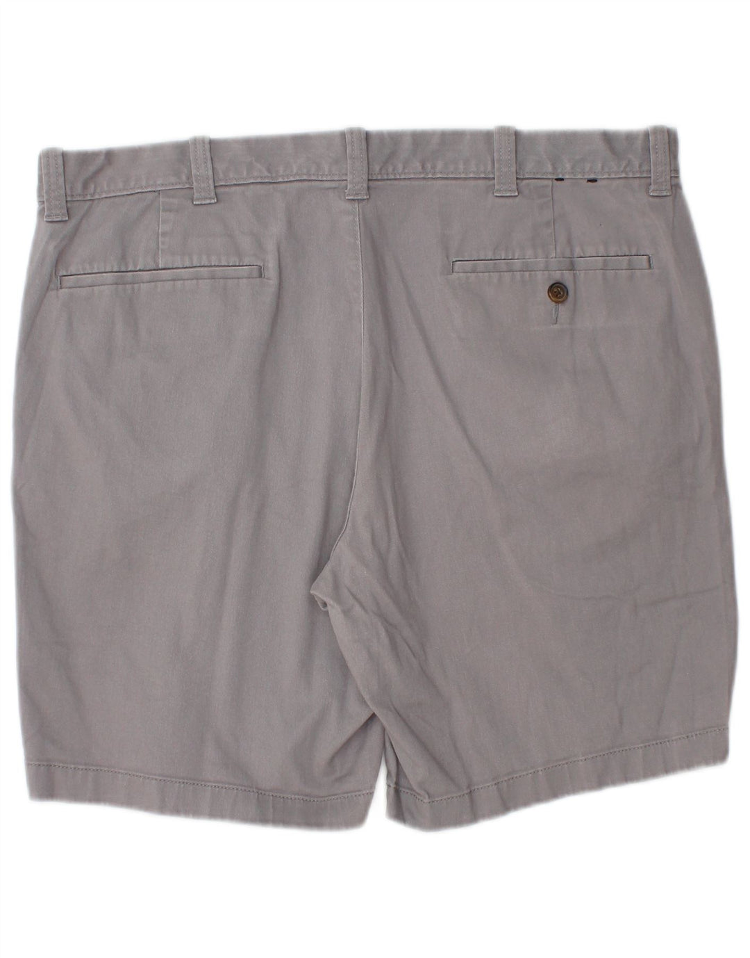 J. CREW Mens Chino Shorts W36 Grande Algodão Cinza