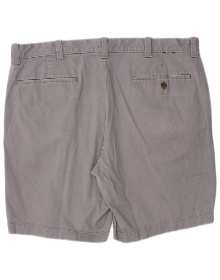 J. CREW Mens Chino Shorts W36 Grande Algodão Cinza