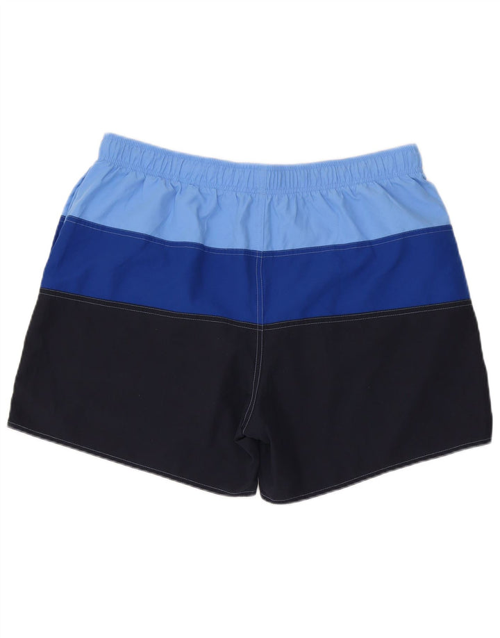 Shorts de natação masculino Adidas XL azul colorblock poliéster