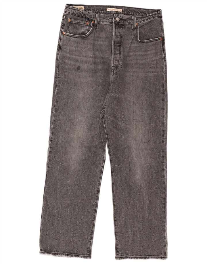 Jeans Levi's Ribcage Straight Masculino W31 L29 Algodão Cinza