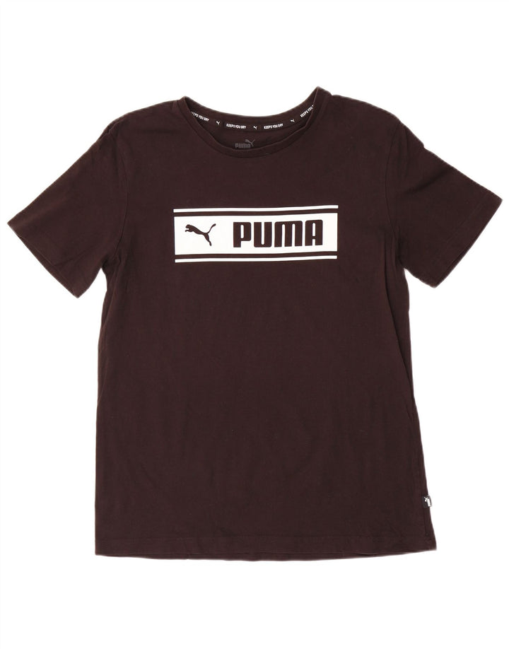Puma Camiseta Masculina Graphic Top Pequeno Preto