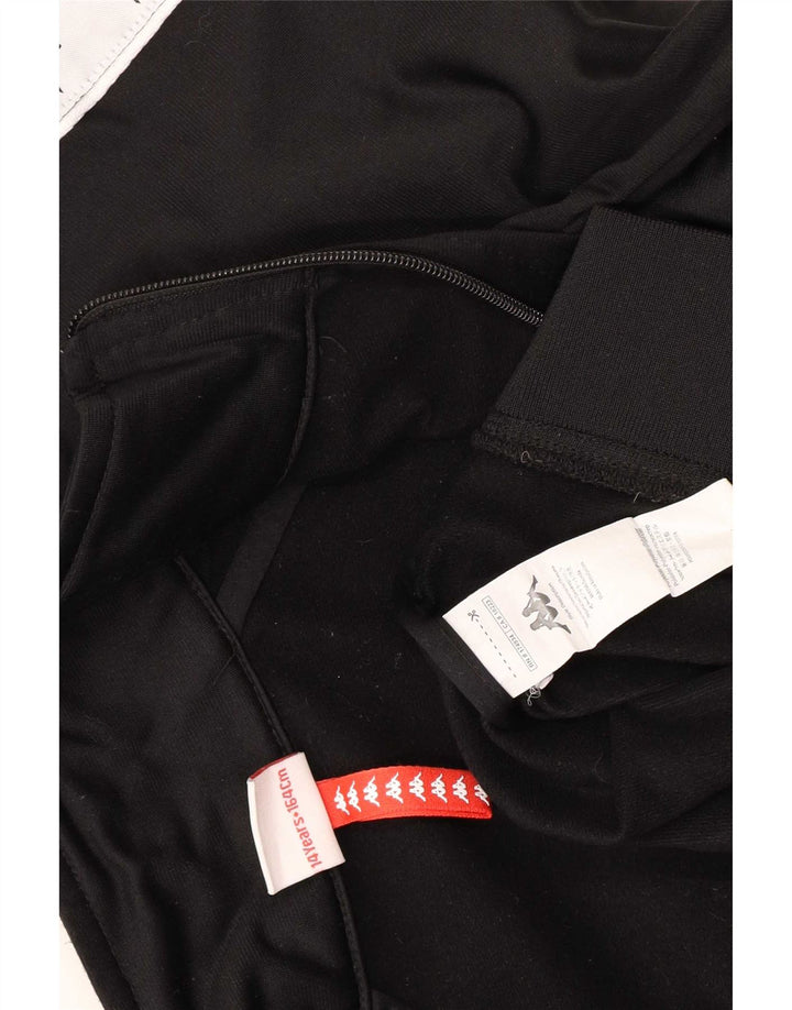Jaqueta Kappa Boys Graphic Treino Top 13-14 Anos Preto Colorblock