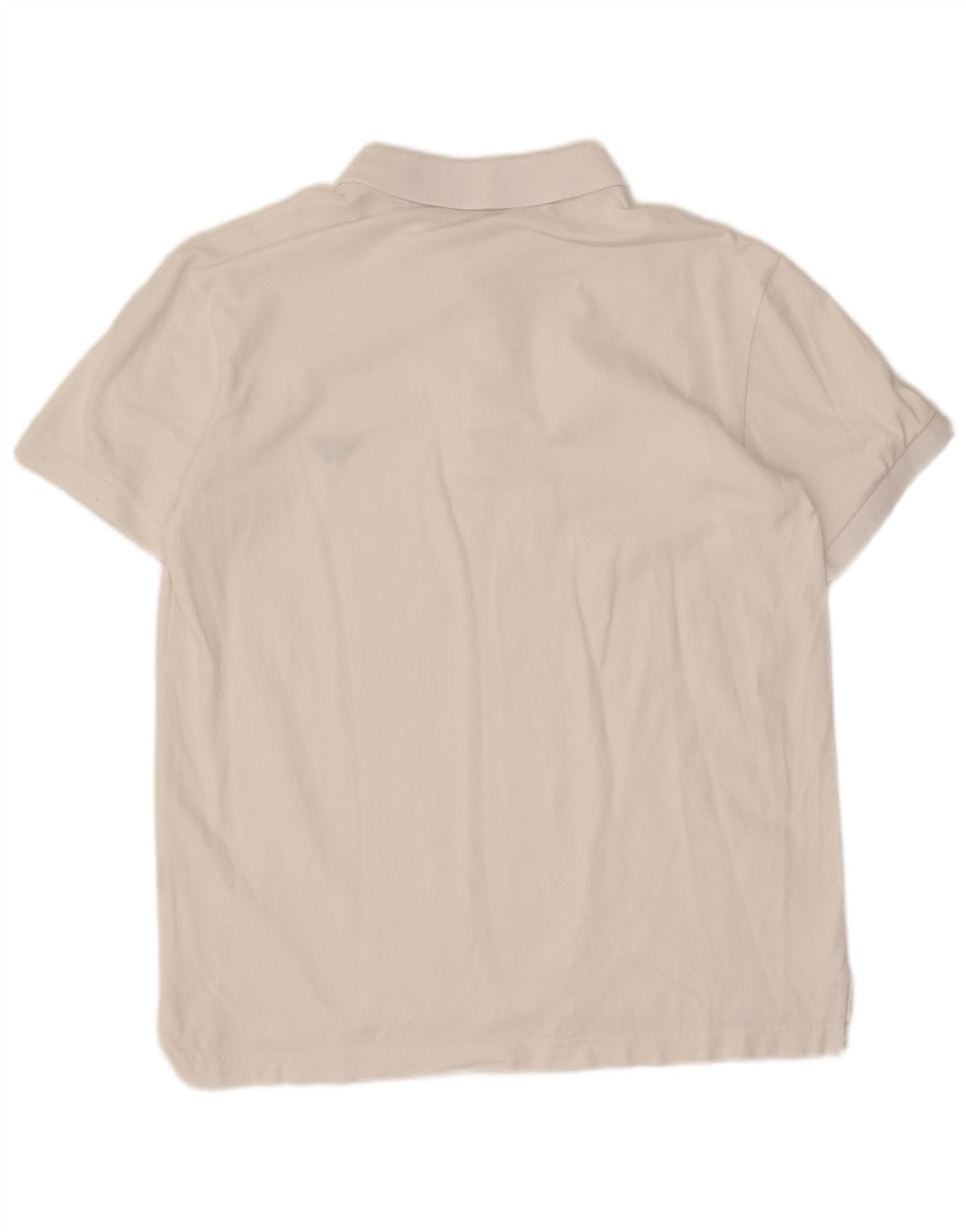 Camisa polo masculina Emporio Armani média branca