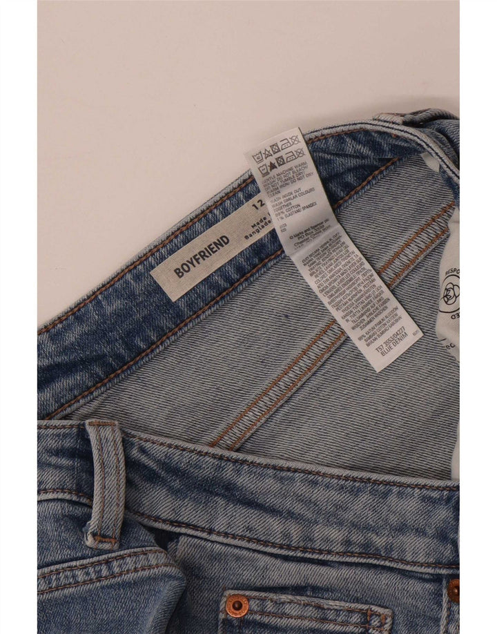 Shorts jeans feminino Marks & Spencer Boyfriend UK 12 médio W30 azul