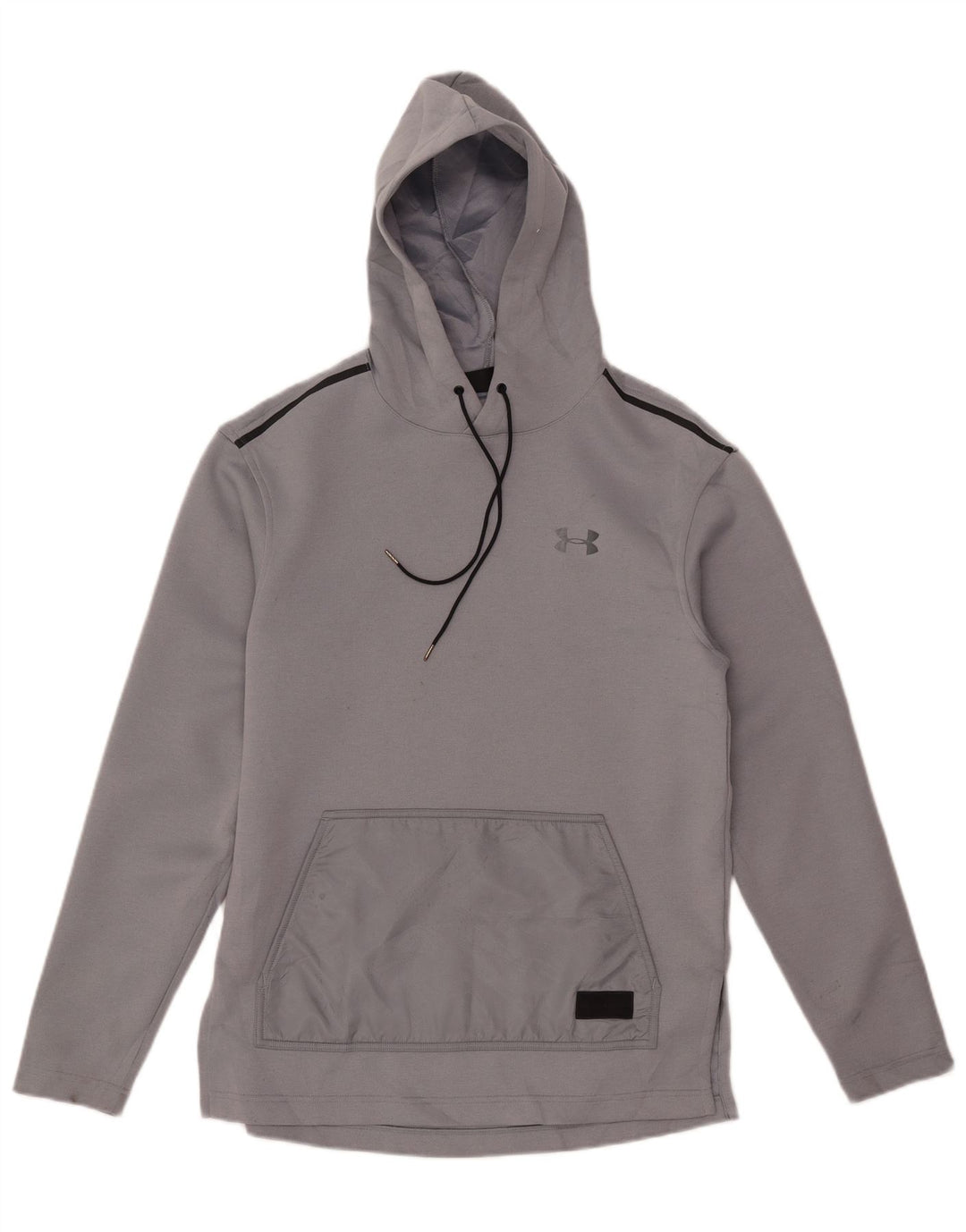 Under Armour masculino Cold Gear Graphic moletom com capuz pequeno poliéster cinza