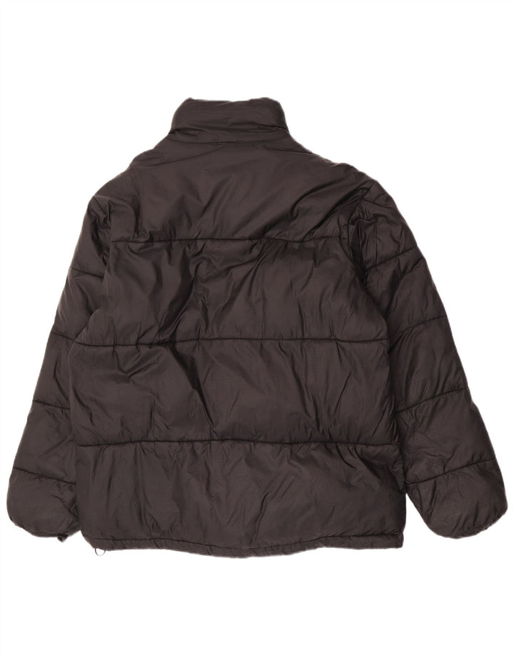 Jaqueta acolchoada masculina Zara UK 38 poliamida preta média