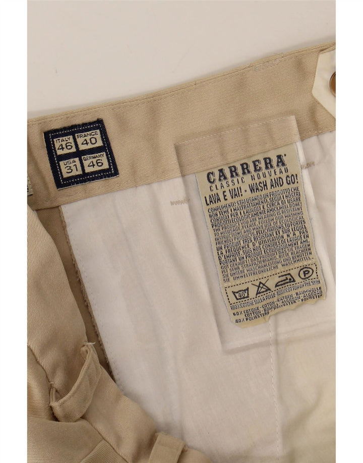 CARRERA Mens Pegged Chino Trousers W31 L27 Beige Cotton Vintage Carrera and Second-Hand Carrera from Messina Hembry 