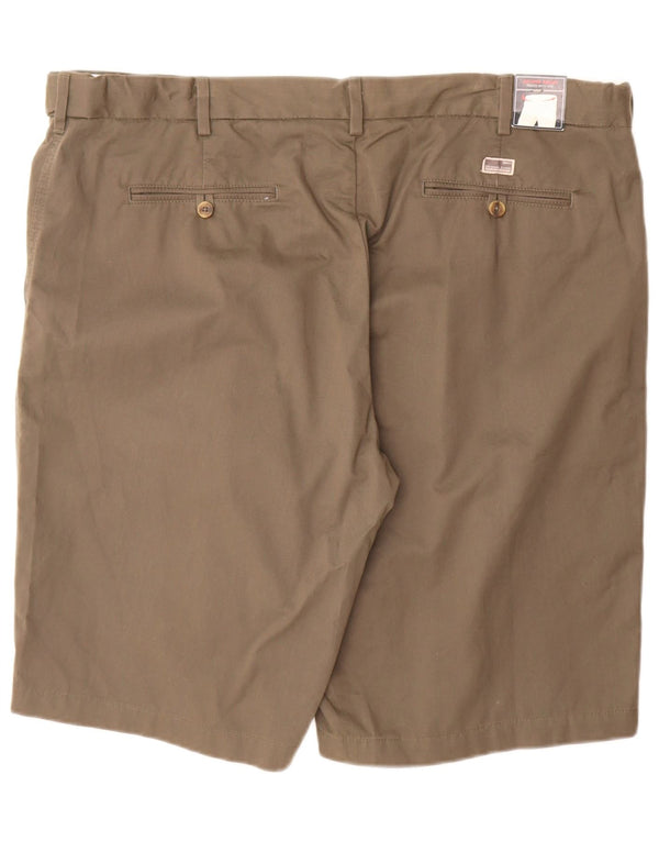 Shorts masculino Marks & Spencer Blue Harbor Chino W44 2XL algodão cáqui