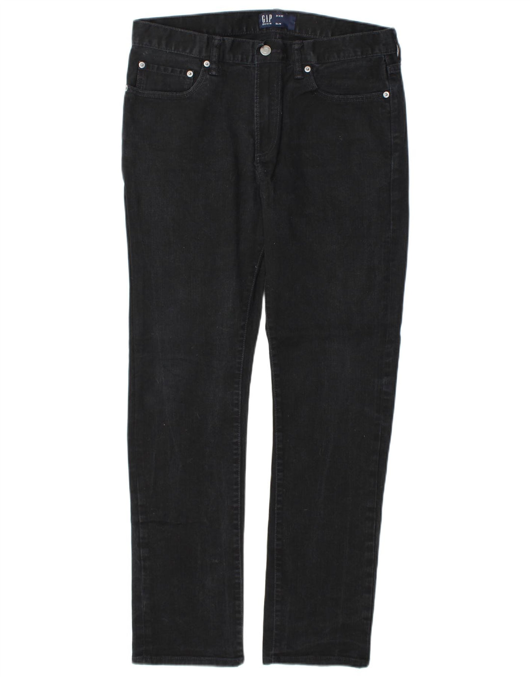 Calça Jeans Slim Masculina GAP W31 L32 Algodão Preto