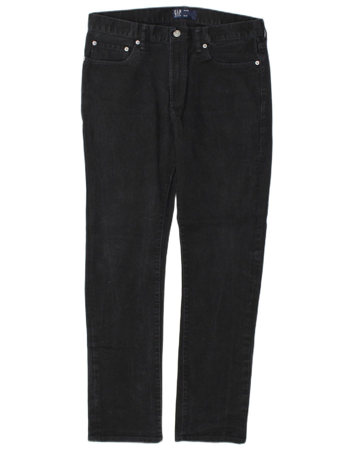 Calça Jeans Slim Masculina GAP W31 L32 Algodão Preto