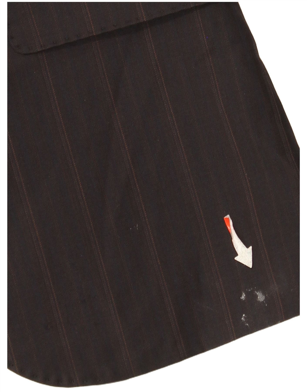 Jaqueta Blazer Feminina Massimo Dutti com 2 Botões EU 36 XS Lã Risca de Giz Preta