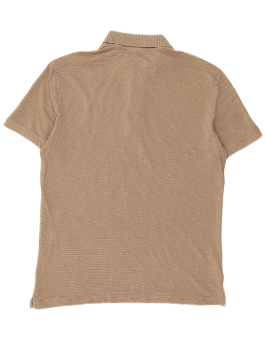 Camisa polo masculina Lacoste Slim Fit tamanho 4 médio algodão marrom