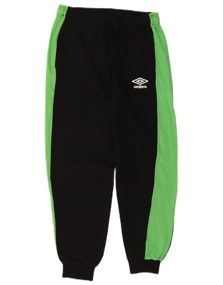 Calça de treino feminina UMBRO Joggers UK 12 Medium Black Colourblock