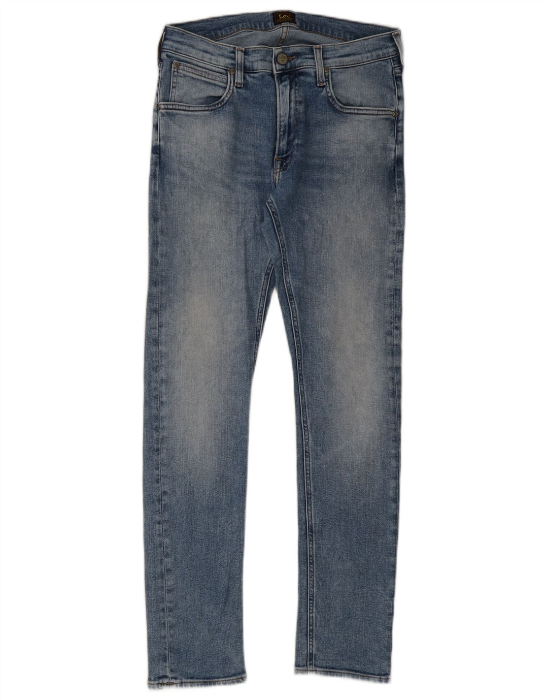 Lee Mens Luke Slim Jeans W31 L30 Azul Algodão