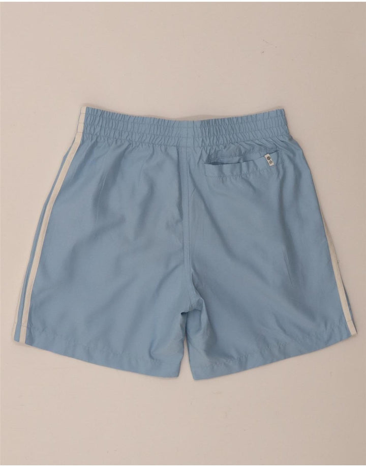 Shorts de natação masculino Adidas pequeno azul poliéster