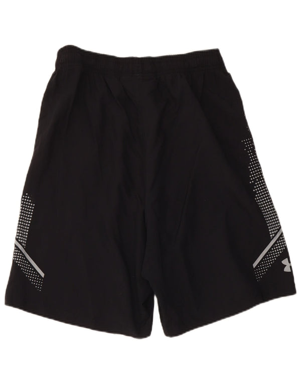 UNDER ARMOUR Mens Heat Gear Sport Shorts Médio Preto Geométrico