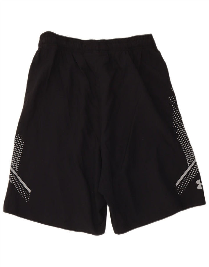 UNDER ARMOUR Mens Heat Gear Sport Shorts Médio Preto Geométrico