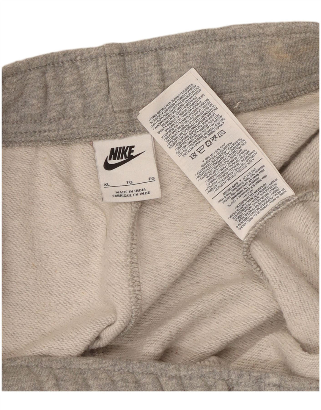 Calça de treino masculina Nike Joggers XL cinza algodão