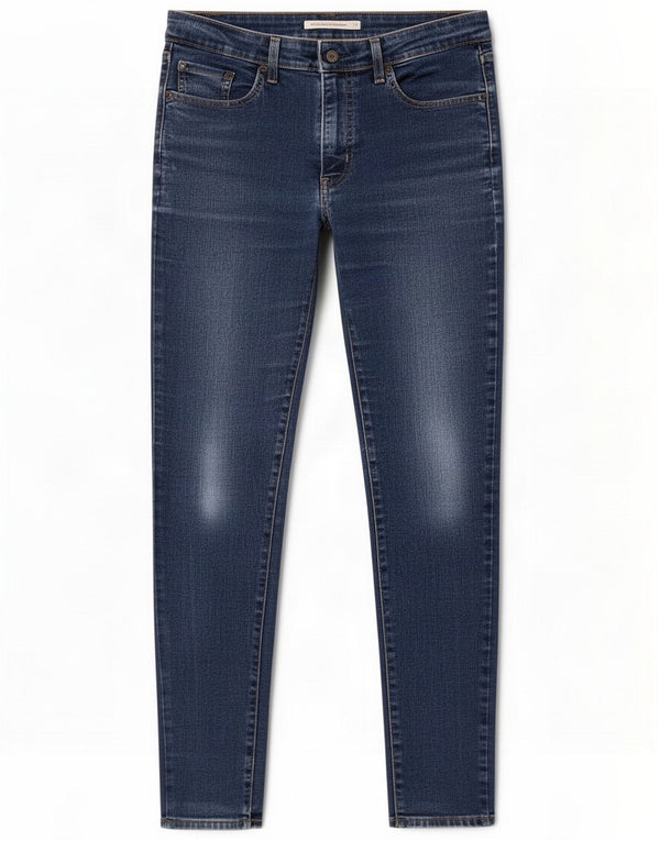 Levi's Womens 721 High Rise Skinny Jeans W31 L30 Azul Algodão