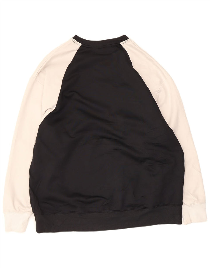 Moletom Nike Masculino Dri Fit Jumper Grande Preto Colorblock Poliéster