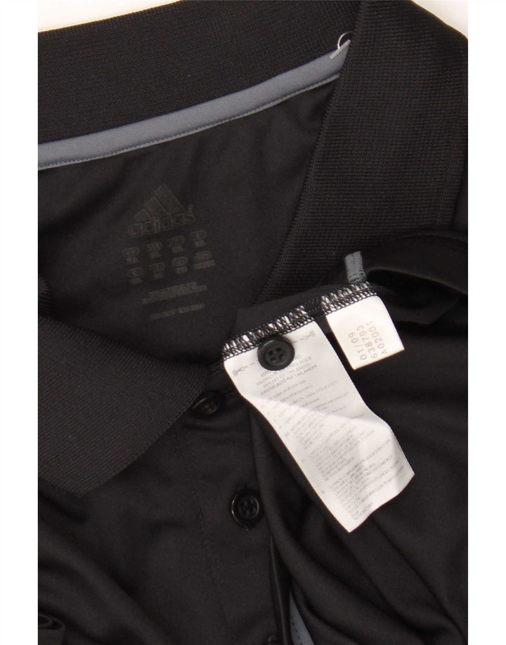 Camisa polo masculina Adidas 2XL poliéster preto