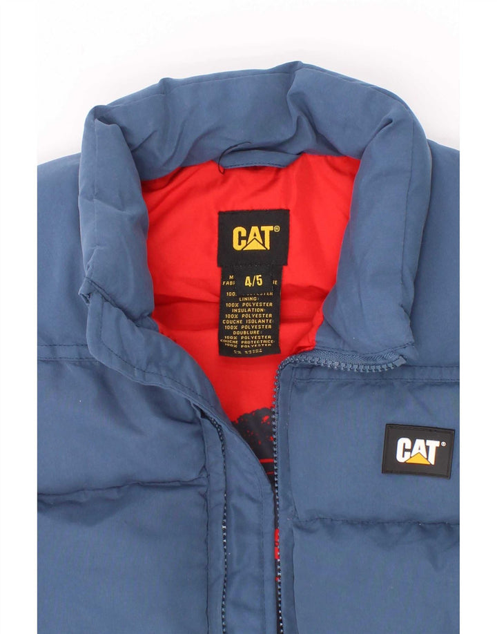 Colete acolchoado Caterpillar Boys 4-5 anos poliéster azul