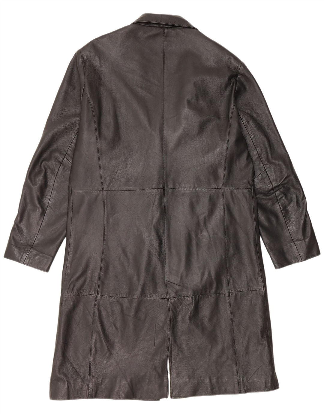 Casaco de couro masculino VINTAGE UK 42 XL couro preto