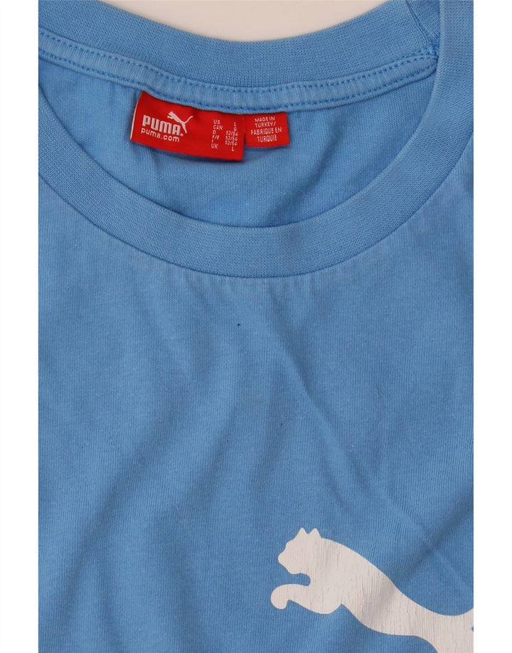 PUMA Mens Graphic Vest Top Grande Azul