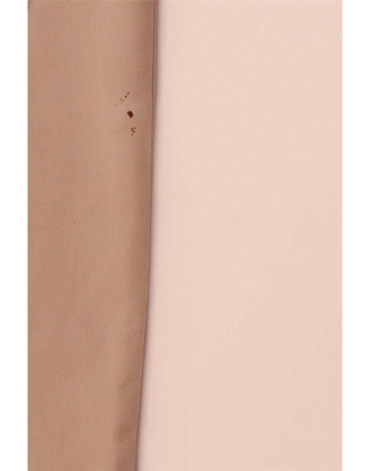 Orvis Mens Straight Chino Calças W34 L30 Algodão Bege