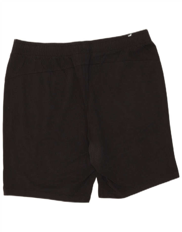 Shorts esportivos masculinos Puma 2XL algodão preto