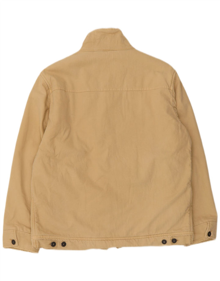 Jaqueta bomber masculina Murphy & Nye de ajuste regular Reino Unido 40 algodão bege grande