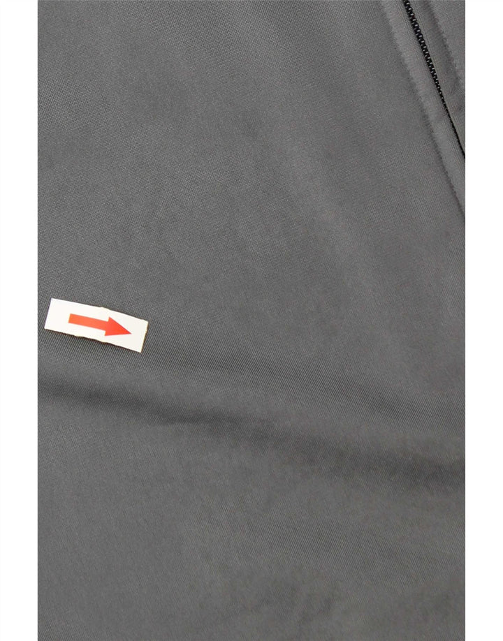 Jaqueta Adidas Mens Graphic Tracksuit Top Cinza Médio Poliéster