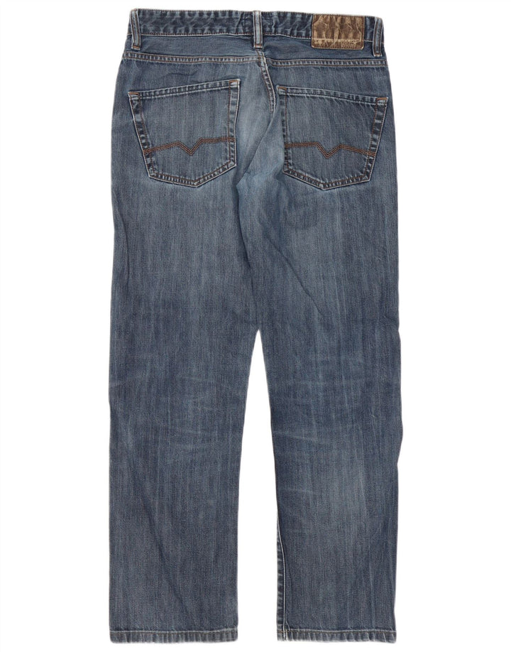 Hugo Boss Calça jeans reta masculina W32 L30 azul