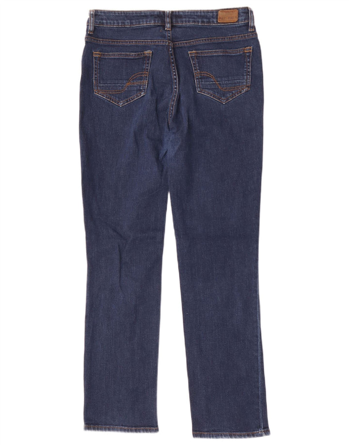 Fat Face Jeans Slim Feminino Reino Unido 10 Pequeno W28 L29 Azul Marinho