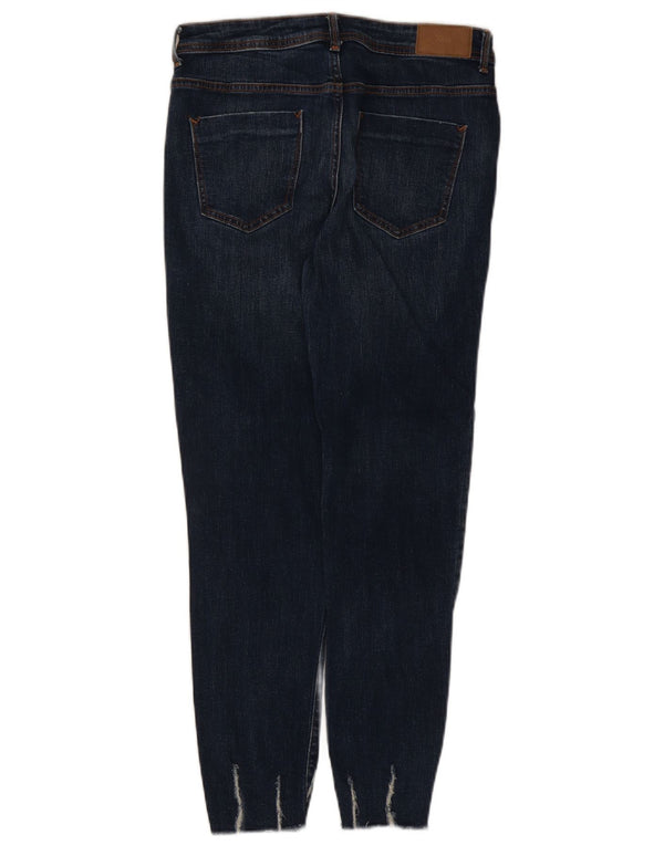 Calça jeans skinny feminina Zara EU 40 médio W30 L27 algodão azul marinho