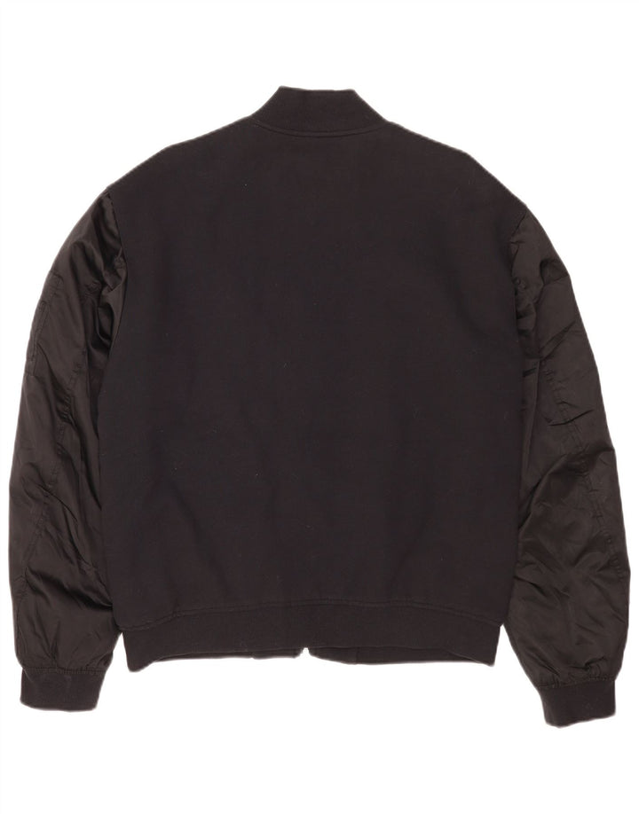 Jaqueta bomber masculina Calvin Klein Jeans Reino Unido 40 grande algodão preto