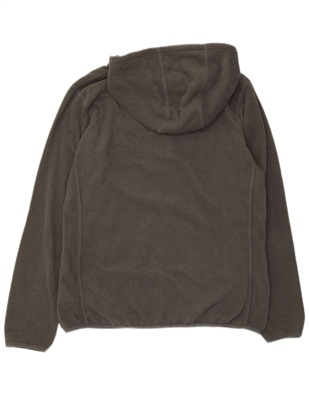Mountain Warehouse Womens Hooded Fleece Jumper Reino Unido 16 Grande Poliéster Cinzento
