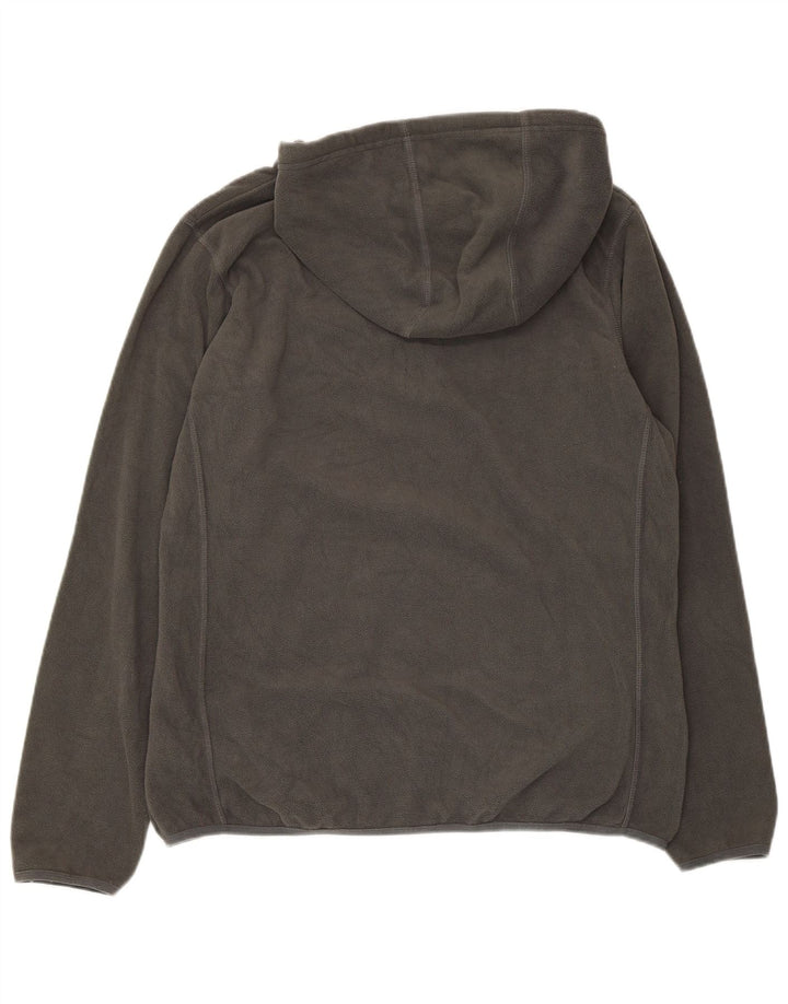 Mountain Warehouse Womens Hooded Fleece Jumper Reino Unido 16 Grande Poliéster Cinzento