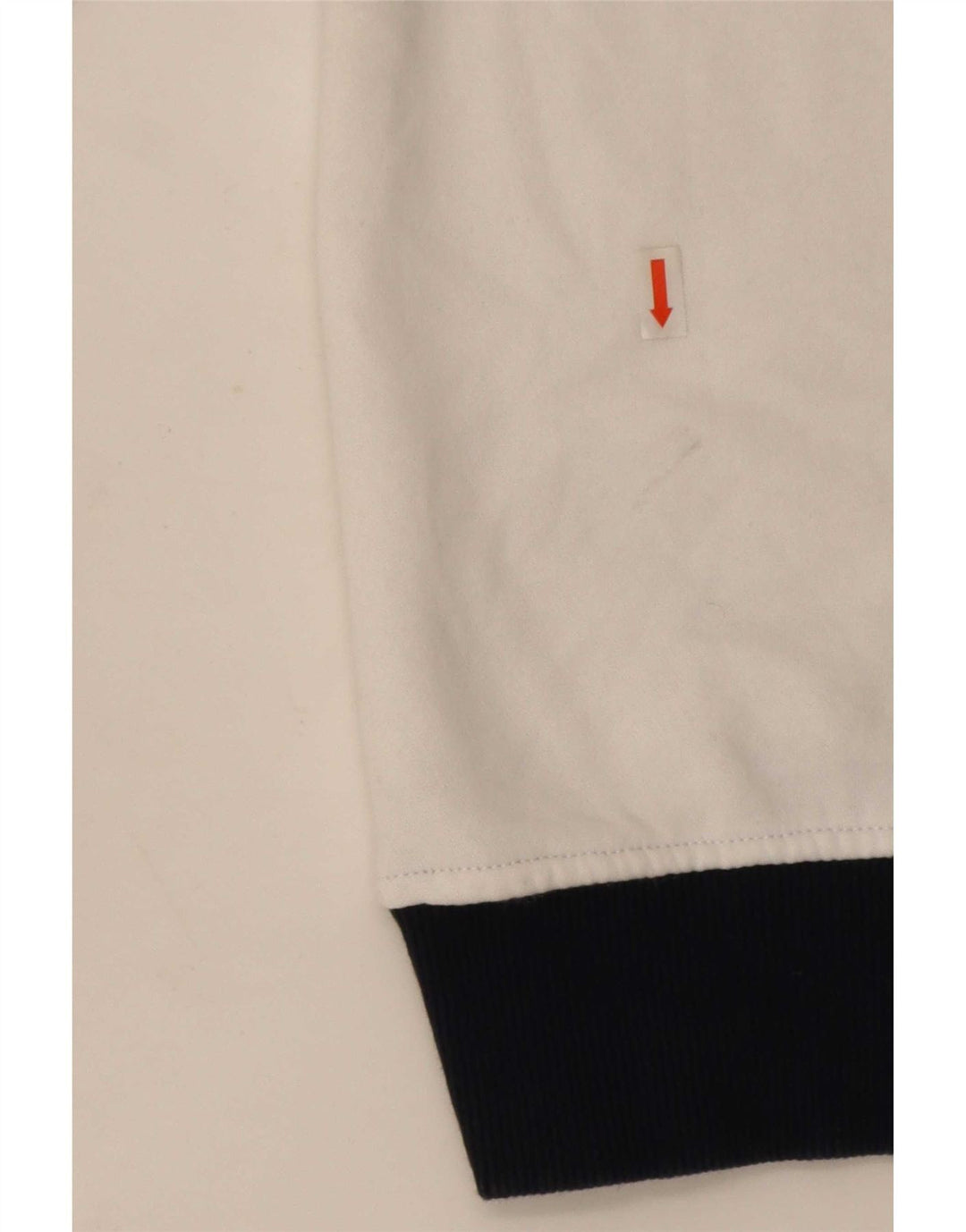 Tommy Hilfiger moletom gráfico masculino jumper médio branco colorblock