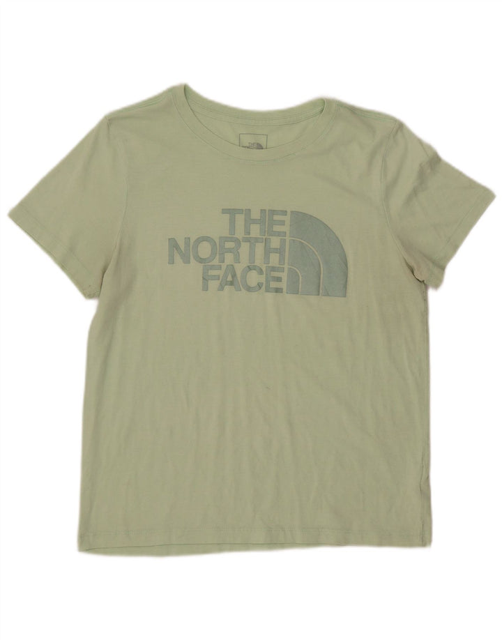 Camiseta feminina gráfica THE NORTH FACE UK 14 poliéster verde médio
